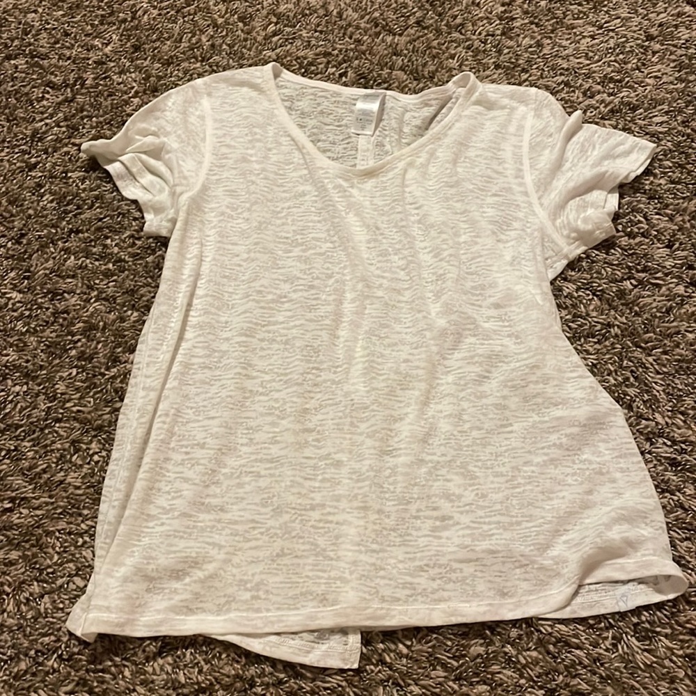 Ivivva white see through shirt